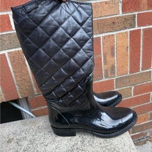 G.H. Bass & Co. “Bette” Quilted Rain Boots